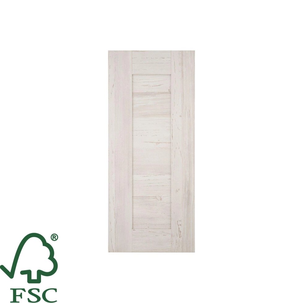 Дверь для шкафа Delinia ID «Фатеж» 32.8x77 см, ЛДСП, цвет белый от компании ИП Фомичев - фото 1