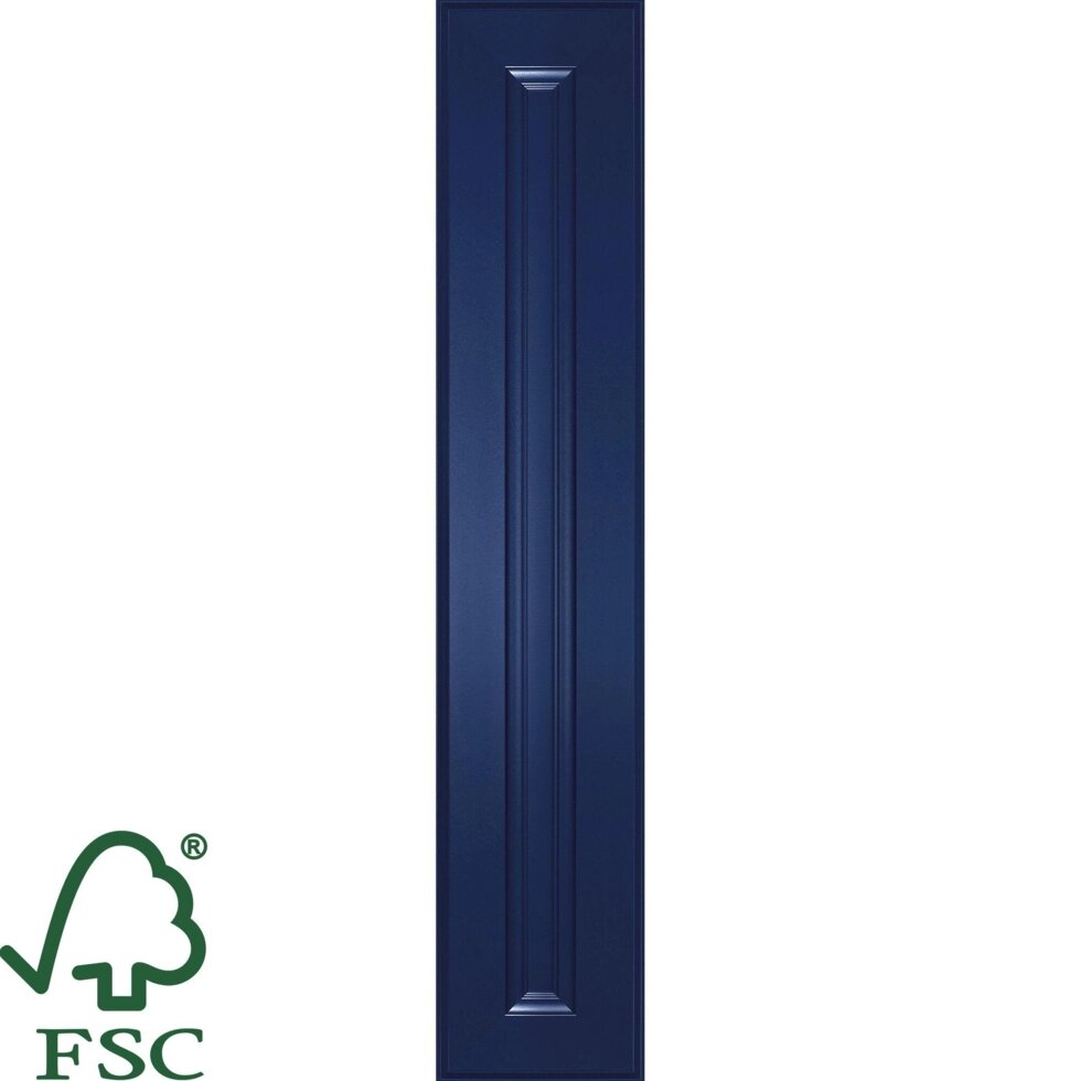 Дверь для шкафа Delinia ID «Реш» 15x77 см, МДФ, цвет синий от компании ИП Фомичев - фото 1