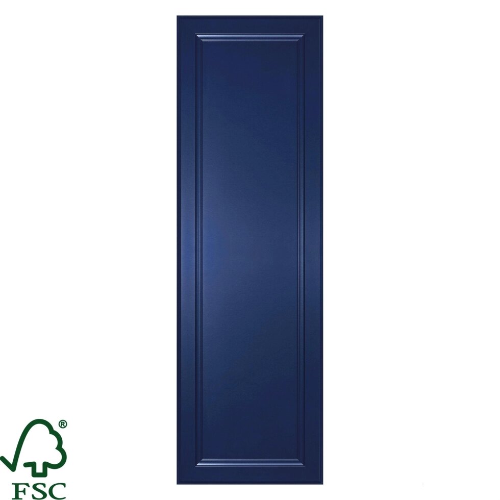 Дверь для шкафа Delinia ID «Реш» 33x102.4 см, МДФ, цвет синий от компании ИП Фомичев - фото 1