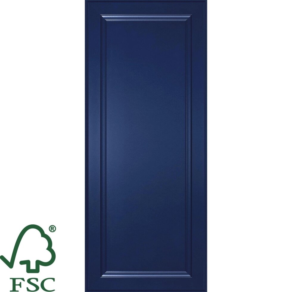 Дверь для шкафа Delinia ID «Реш» 33x77 см, МДФ, цвет синий от компании ИП Фомичев - фото 1