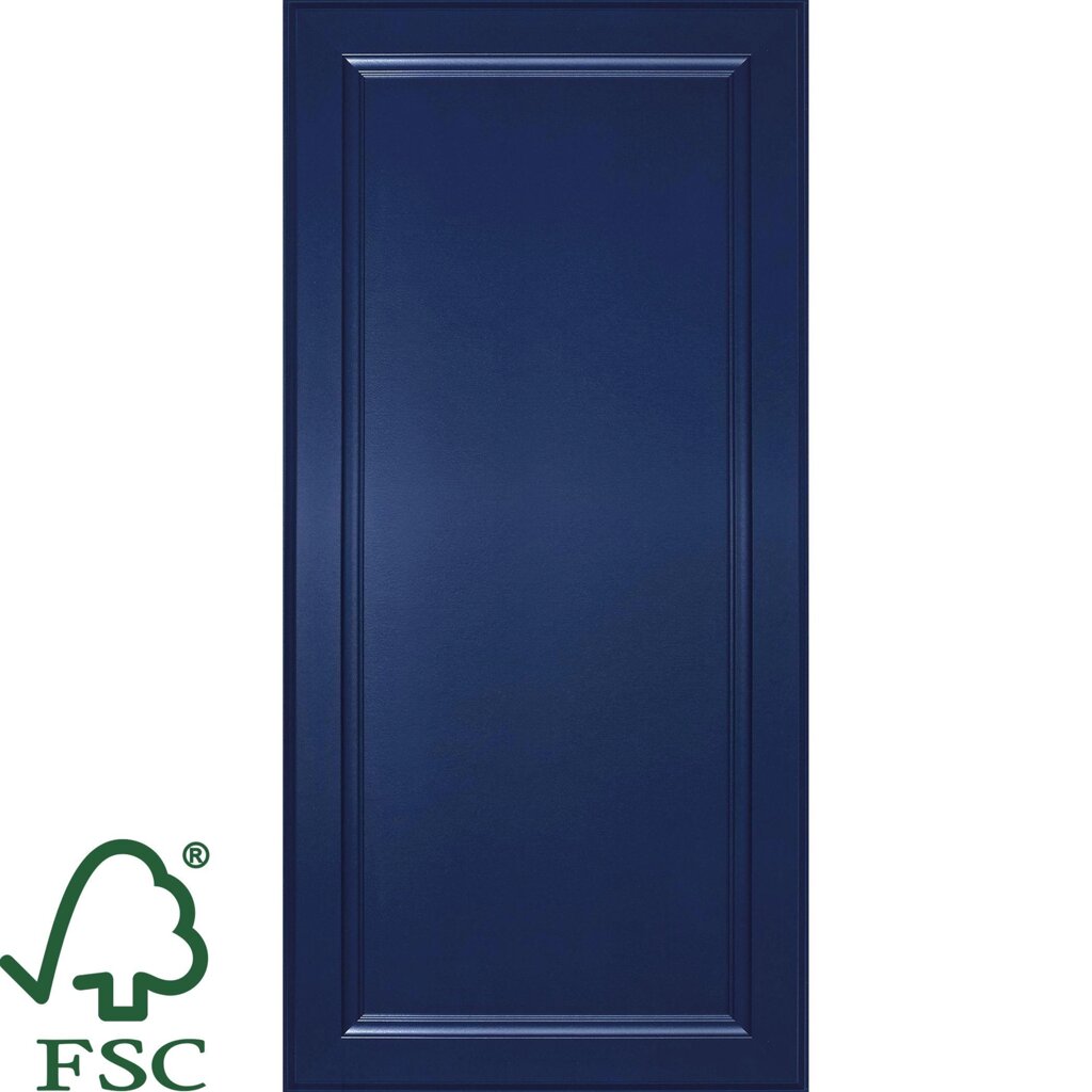 Дверь для шкафа Delinia ID Реш 37x77 см МДФ цвет синий от компании ИП Фомичев - фото 1