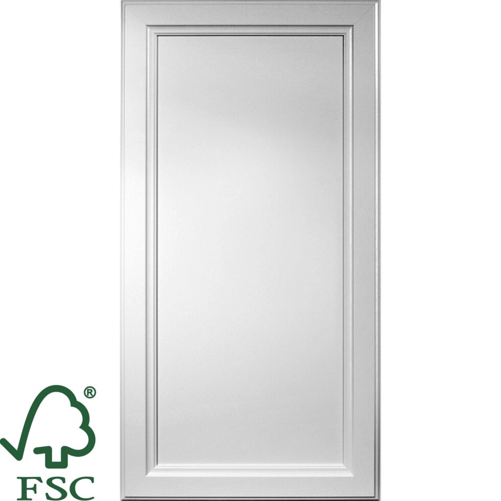 Дверь для шкафа Delinia ID «Реш» 40x77 см, МДФ, цвет белый от компании ИП Фомичев - фото 1