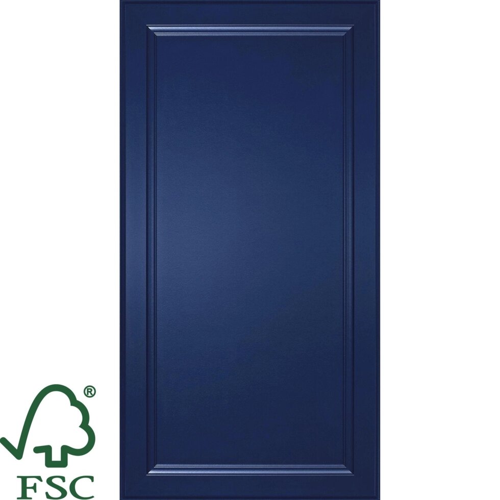 Дверь для шкафа Delinia ID «Реш» 40x77 см, МДФ, цвет синий от компании ИП Фомичев - фото 1