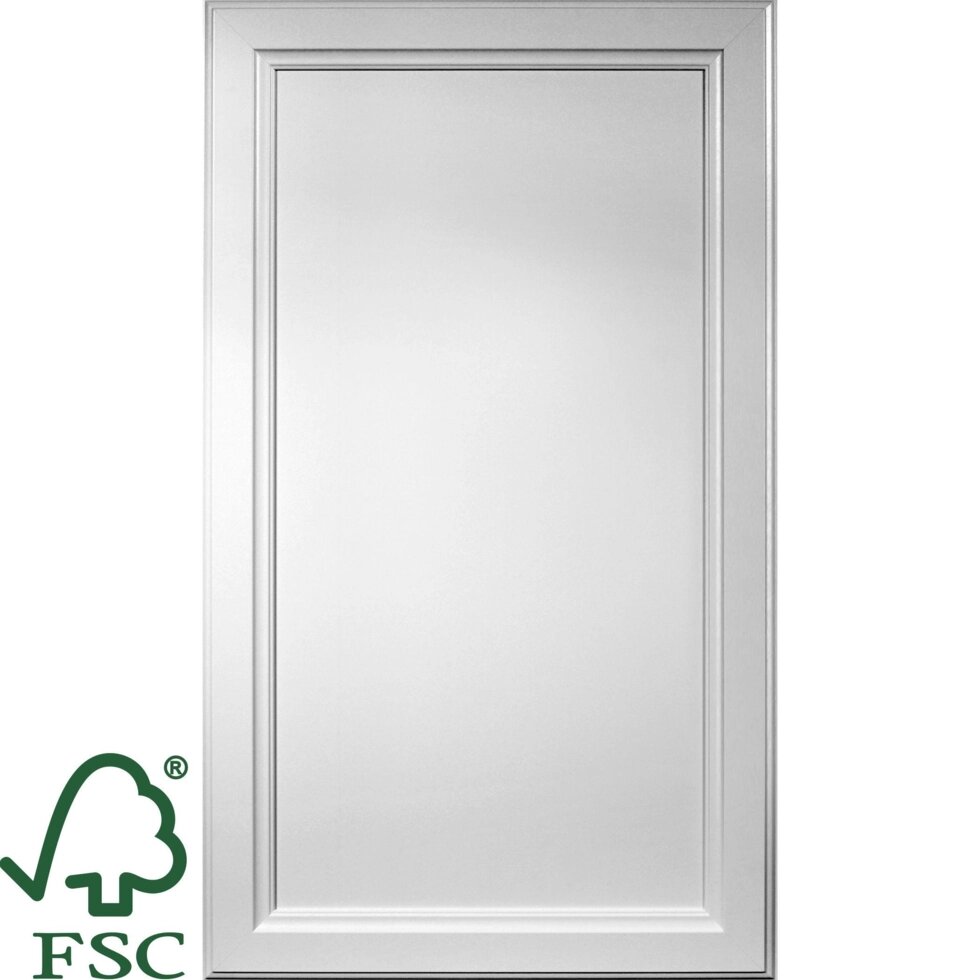 Дверь для шкафа Delinia ID «Реш» 45x77 см, МДФ, цвет белый от компании ИП Фомичев - фото 1