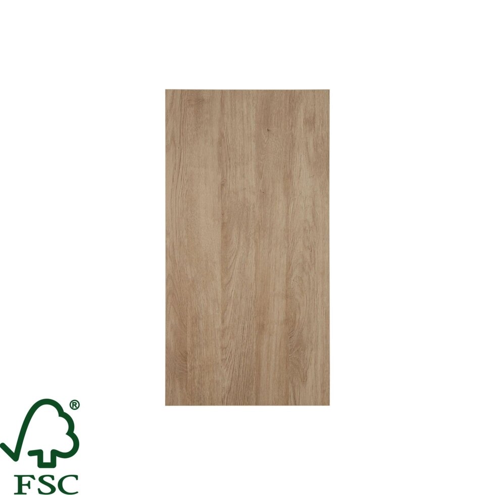 Дверь для шкафа Delinia ID Сантьяго 76.5х39.7 см, ЛДСП, цвет коричневый от компании ИП Фомичев - фото 1