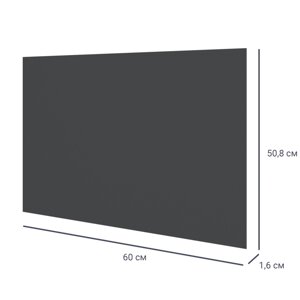 Дверь для шкафа Лион 60x50.8x1.6 см ЛДСП цвет графит