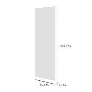 Дверь для шкафа Лион София 59.4x225.8x1.8 см цвет белый матовый