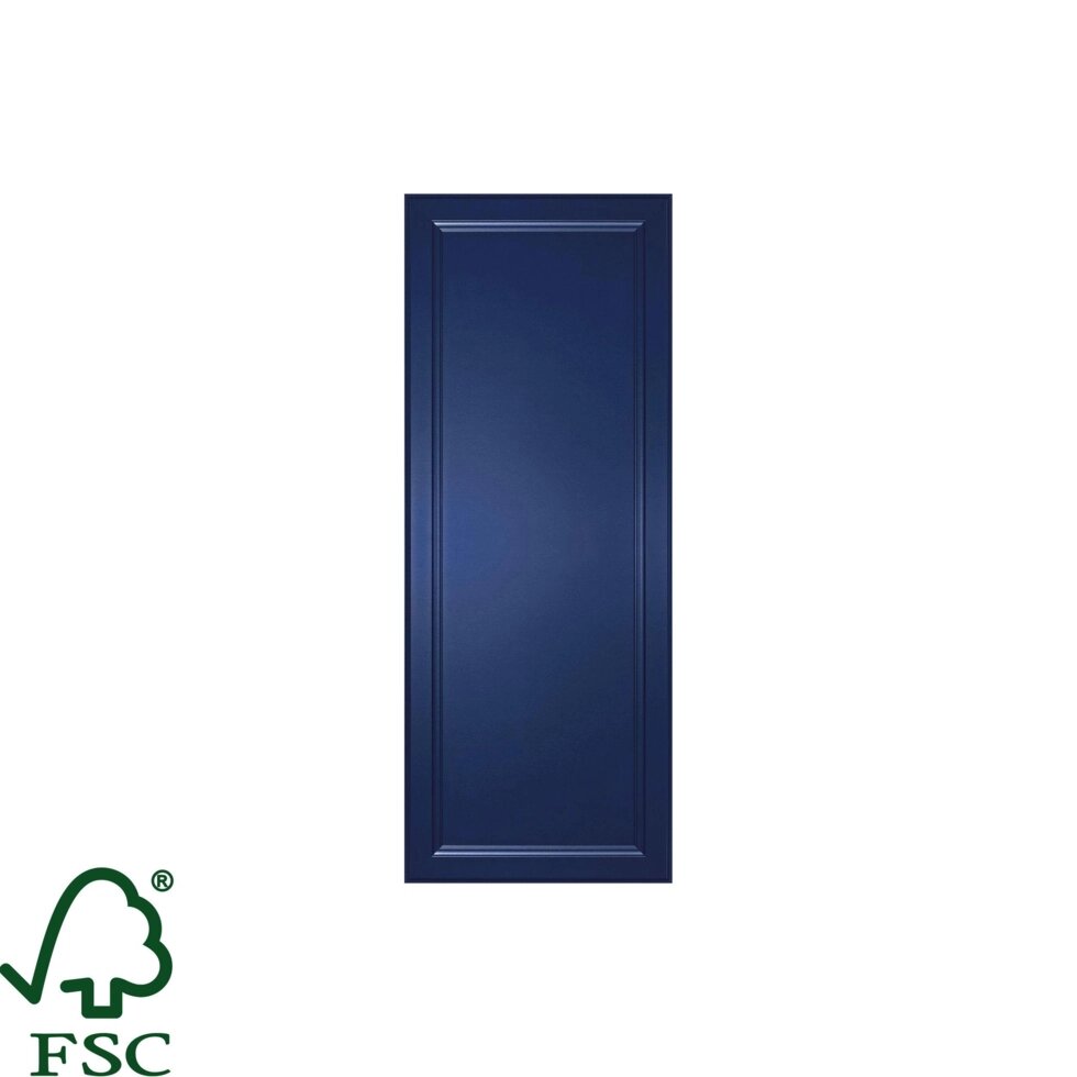 Дверь для ящика под духовку Delinia ID «Реш» 40x102.4 см, МДФ, цвет синий от компании ИП Фомичев - фото 1