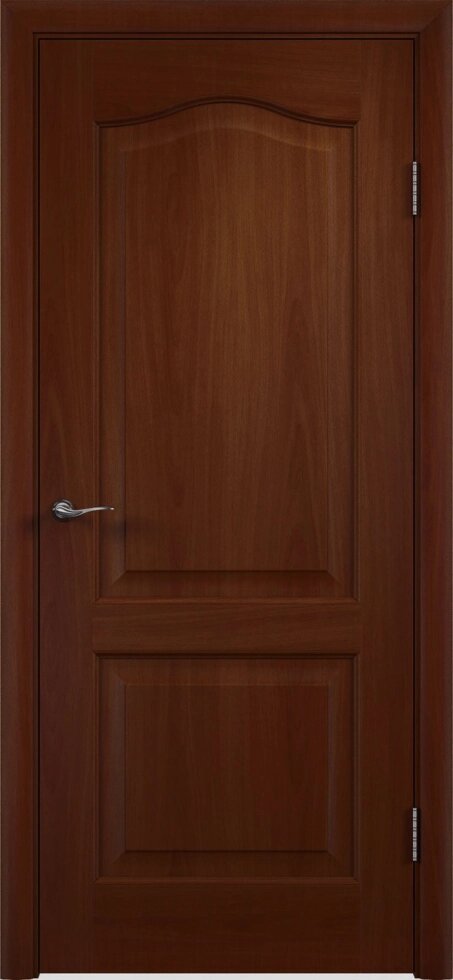 Дверь межкомнатная Антик глухая ПВХ ламинация цвет итальянский орех 60x200 см от компании ИП Фомичев - фото 1