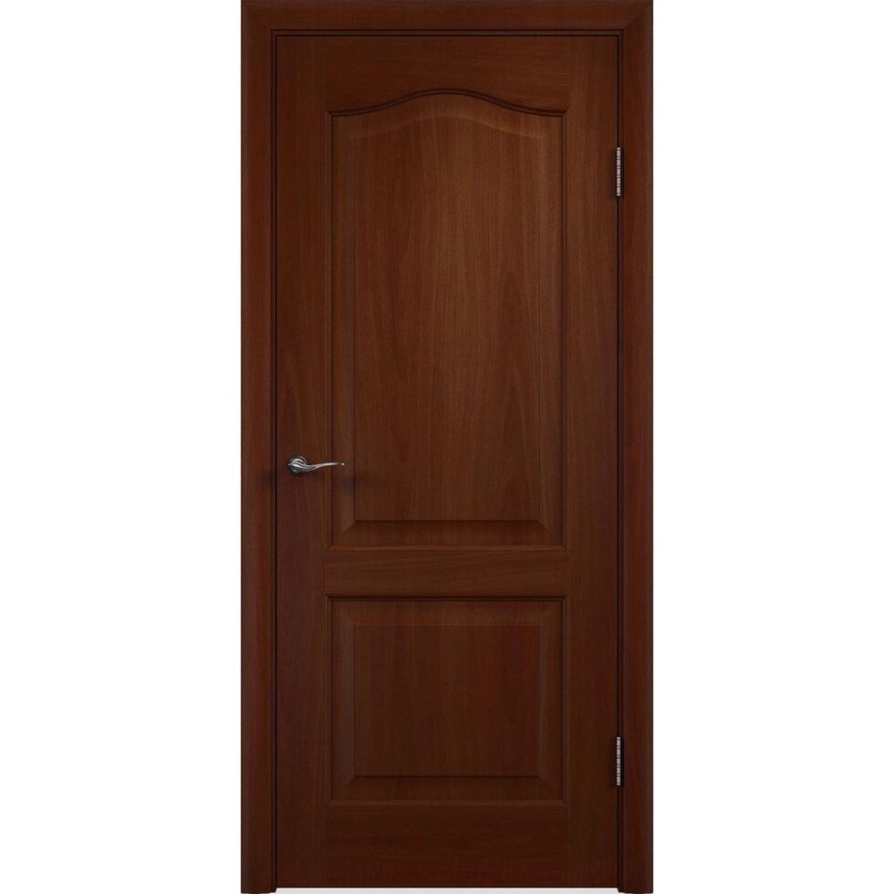 Дверь межкомнатная Антик глухая ПВХ ламинация цвет итальянский орех 70x200 см от компании ИП Фомичев - фото 1