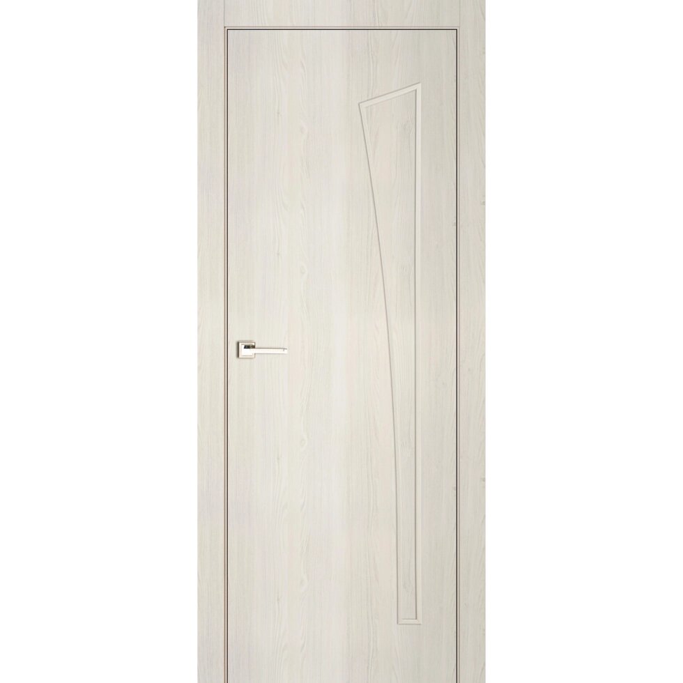 Дверь межкомнатная Белеза глухая финиш-бумага ламинация цвет тернер белый 60х200 см от компании ИП Фомичев - фото 1