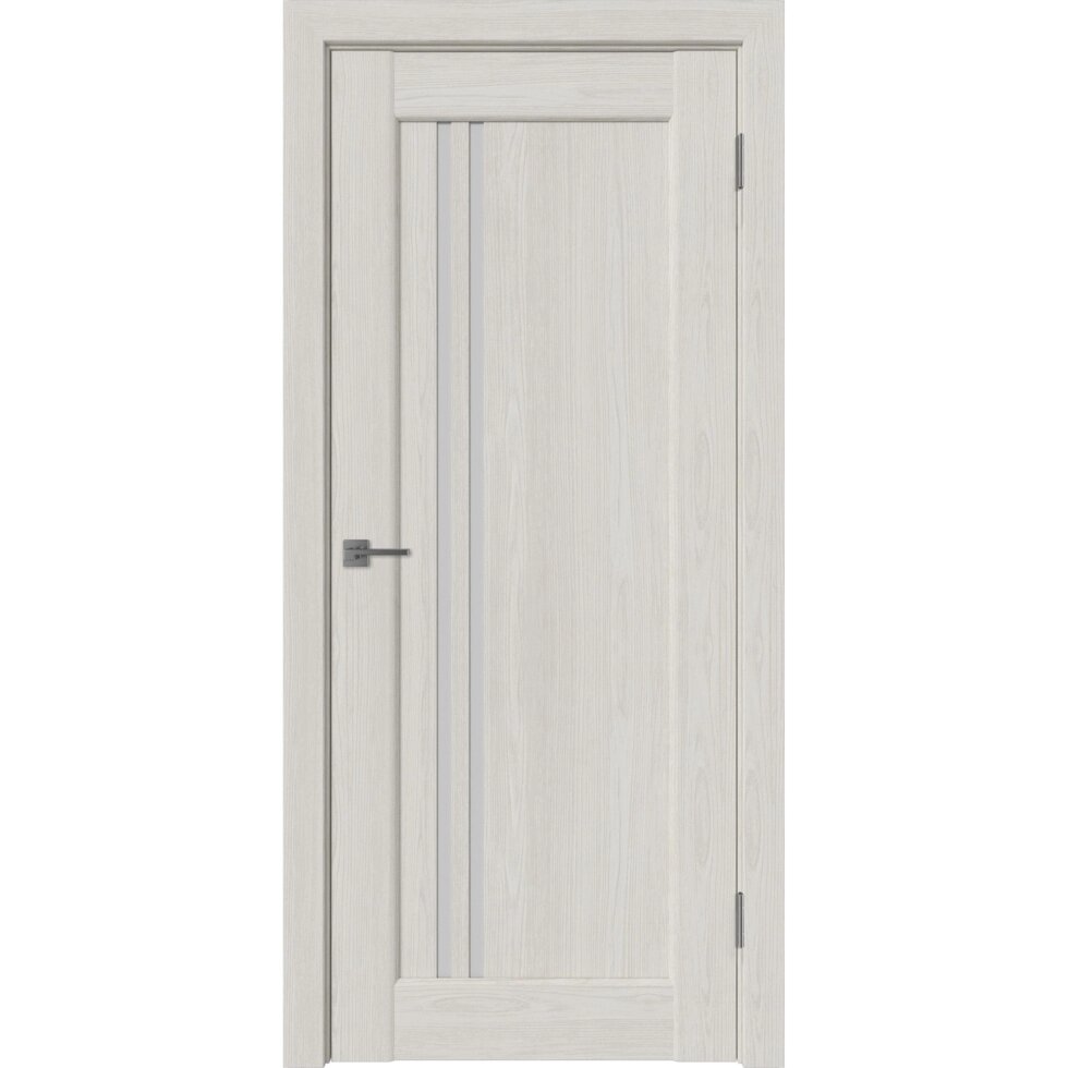 Дверь межкомнатная Дельта 1 остекленная ПВХ ламинация цвет нордик 60x200 см (с замком и петлями) от компании ИП Фомичев - фото 1