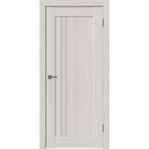 Дверь межкомнатная Дельта 1 остекленная ПВХ ламинация цвет нордик 60x200 см (с замком и петлями)