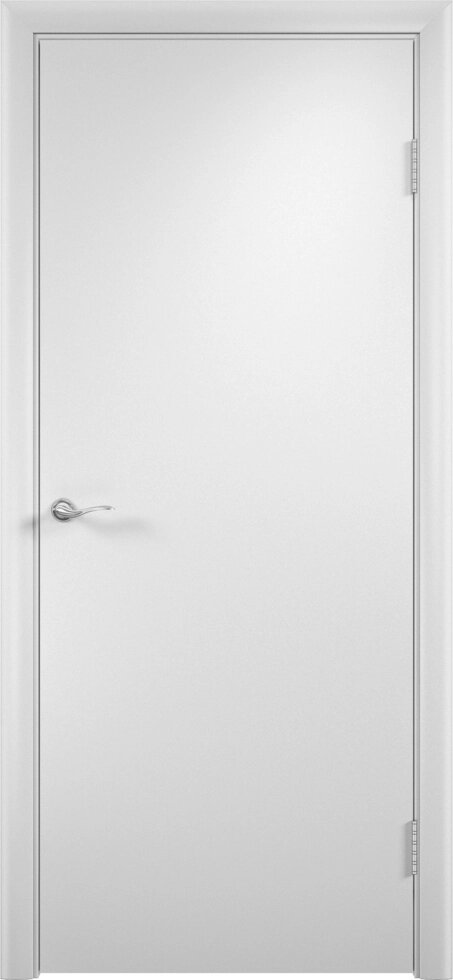 Дверь межкомнатная глухая финиш-бумага ламинация цвет белый 60x200 см от компании ИП Фомичев - фото 1