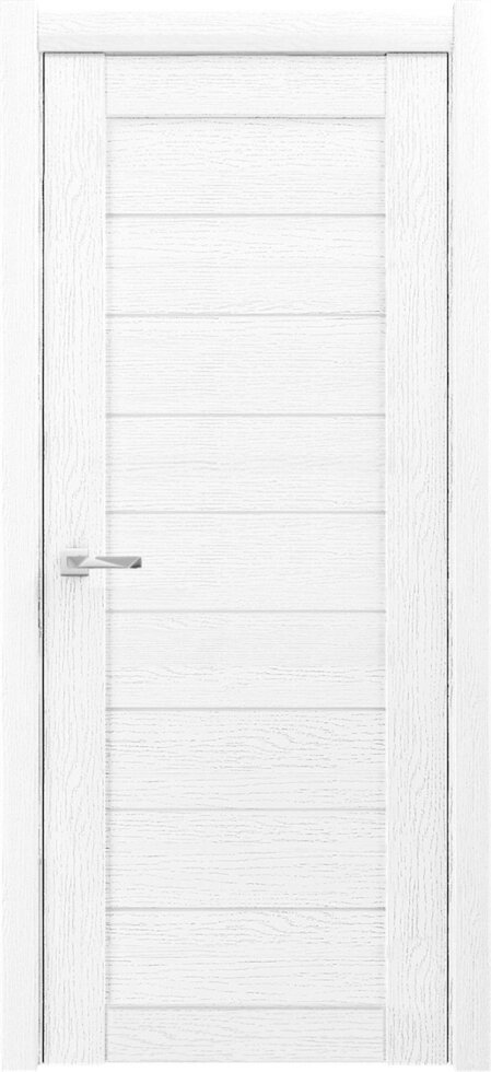 Дверь межкомнатная Кельн глухая финиш-бумага ламинация цвет сосна арктическая 60х200 см (с замком и петлями) от компании ИП Фомичев - фото 1