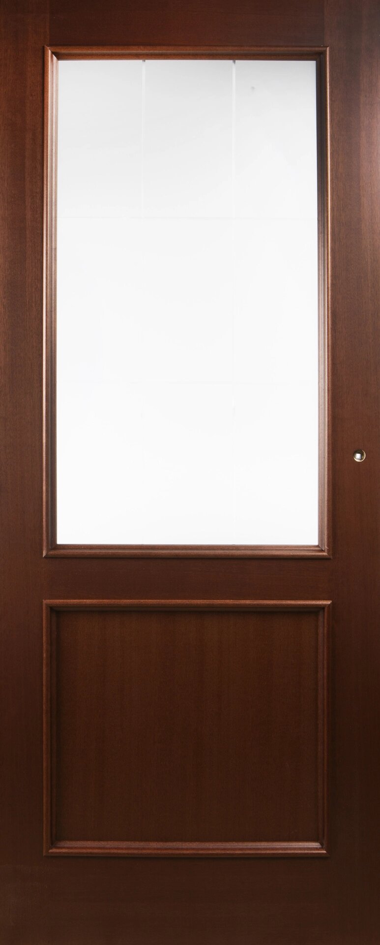 Дверь межкомнатная остеклённая шпонированное Этерно 60x200 см цвет итальянский орех от компании ИП Фомичев - фото 1