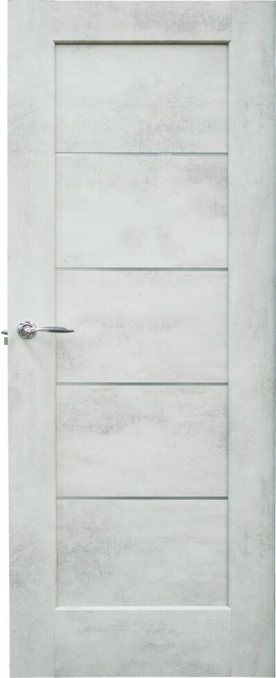 Дверь межкомнатная Сохо остеклённая ПВХ ламинация цвет лофт светлый 70x200 см (с замком и петлями) от компании ИП Фомичев - фото 1