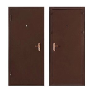 Дверь профи PRO BMD-2060/960/L мет/мет антик медь