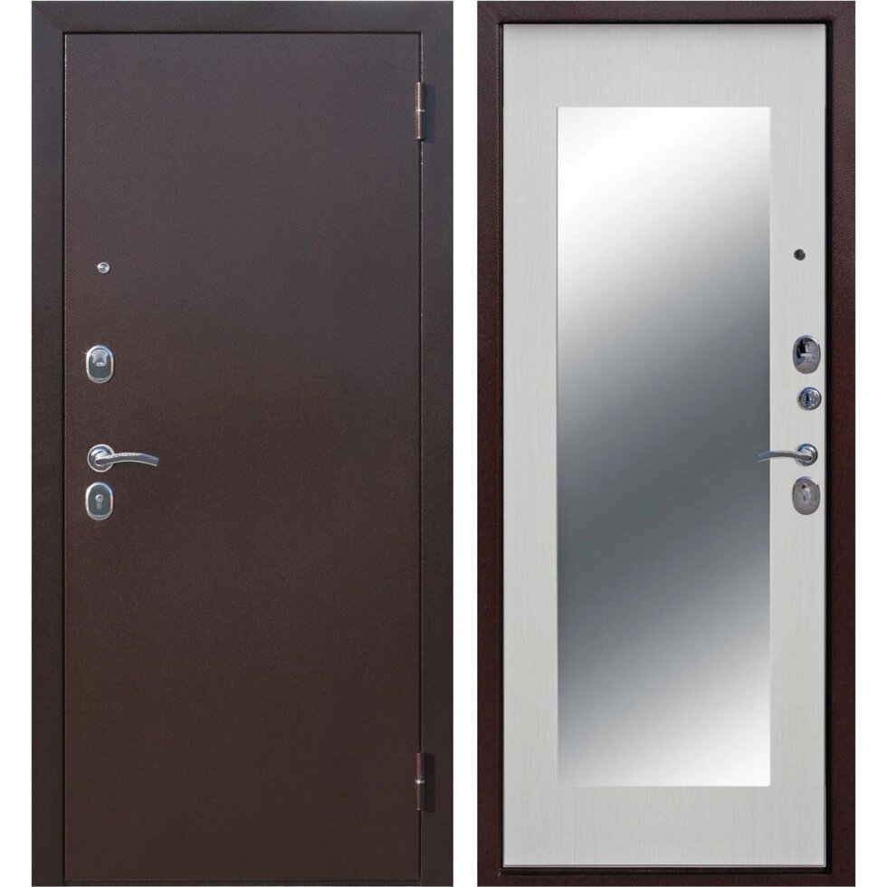 Дверь входная металлическая Царское зеркало Maxi, 860 мм, правая, цвет белый ясень от компании ИП Фомичев - фото 1