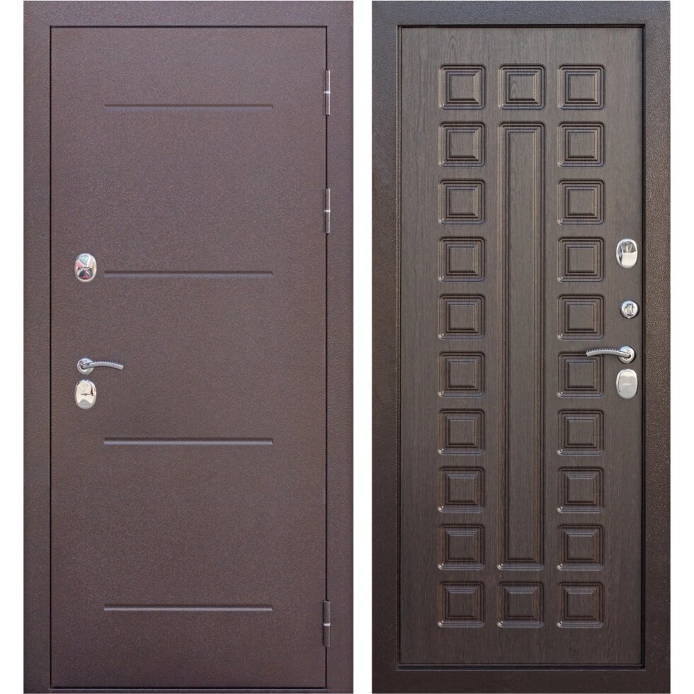 Дверь входная металлическая Isoterma 11 см, 860 мм, правая, цвет антик венге от компании ИП Фомичев - фото 1