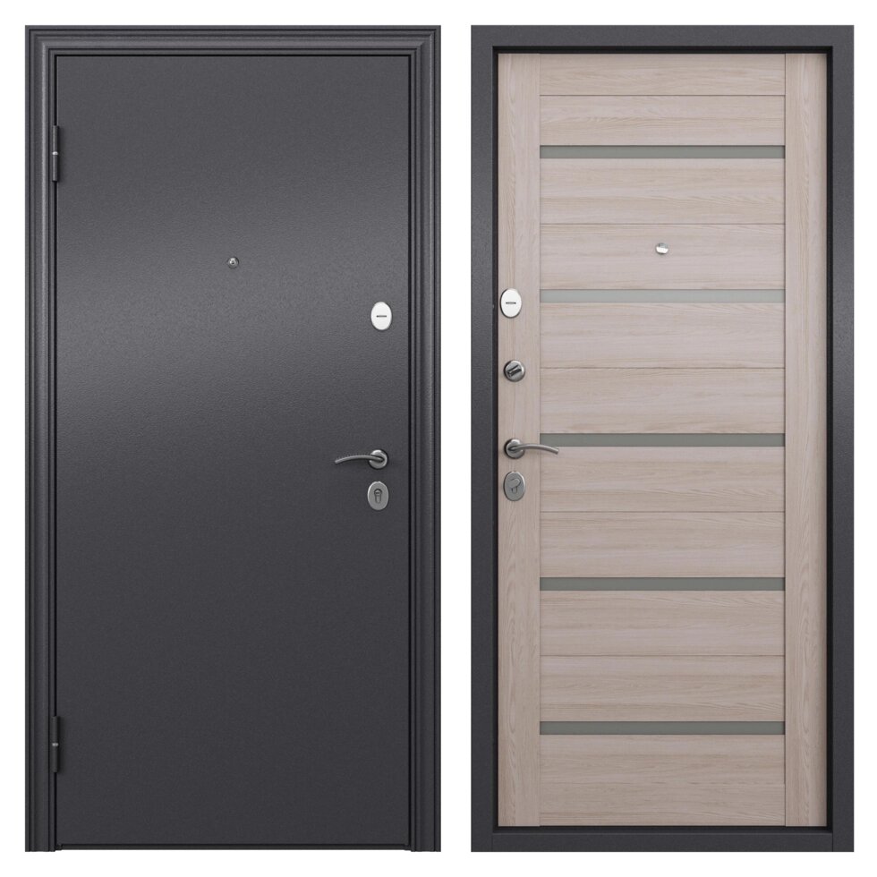 Дверь входная металлическая Страйд Дукато 950 мм левая цвет бора от компании ИП Фомичев - фото 1