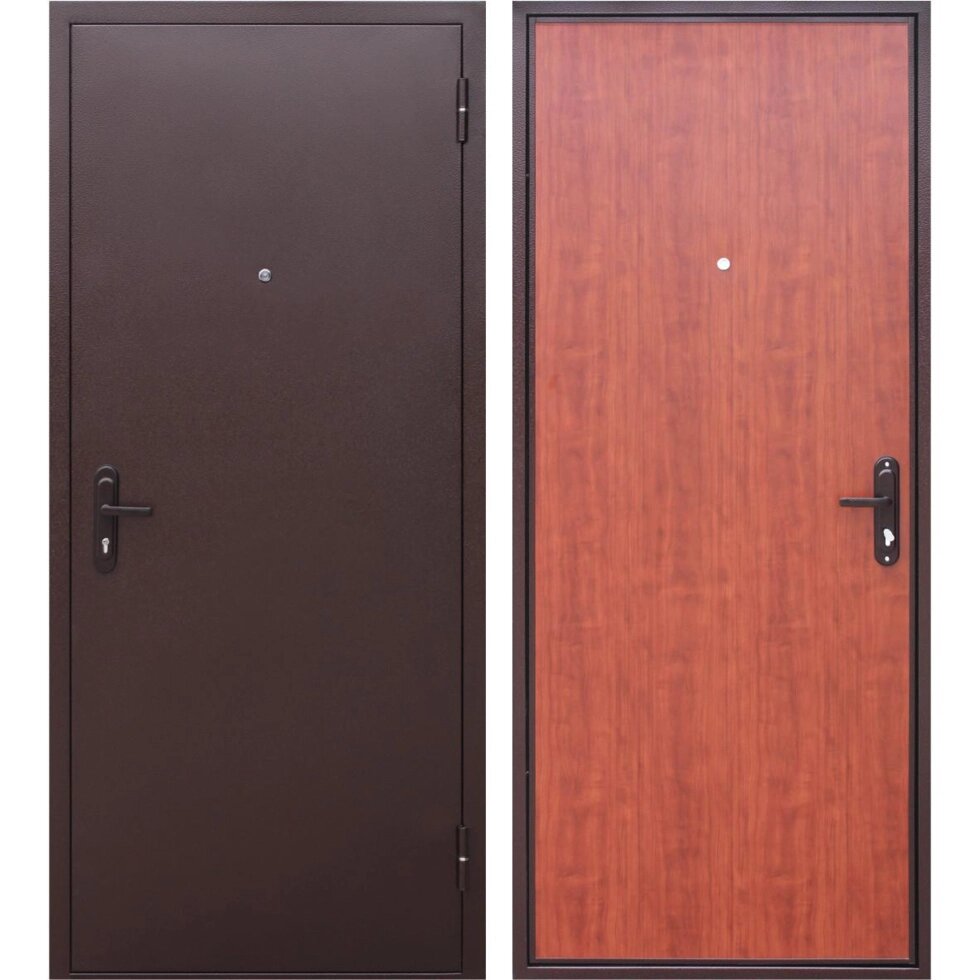 Дверь входная металлическая Стройгост 5, 860 мм, правая, цвет рустикальный дуб от компании ИП Фомичев - фото 1