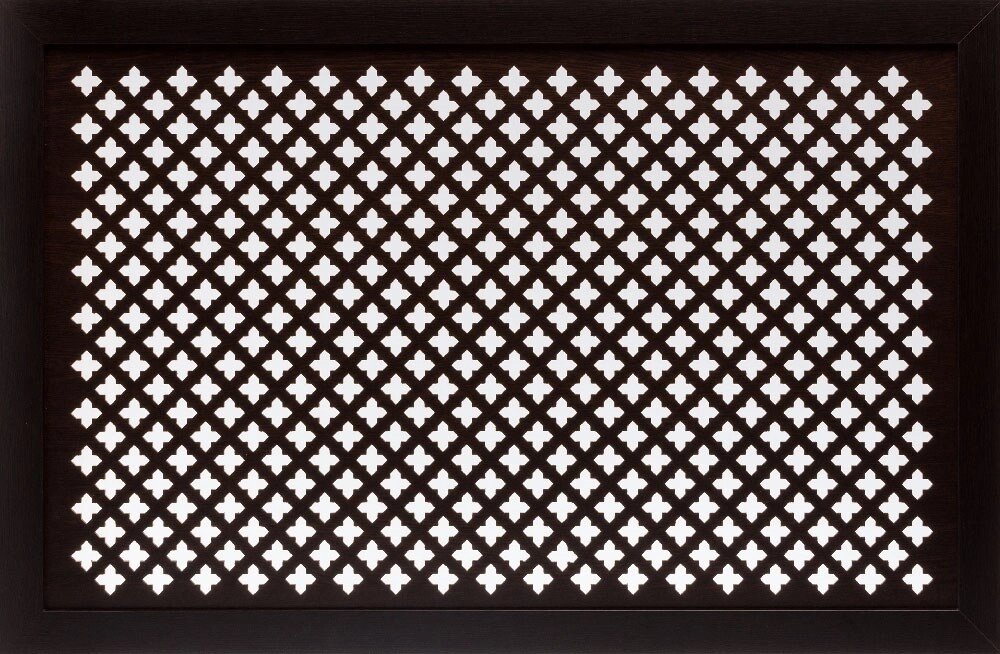 Экран для радиатора Стандарт рамка Gotico венге 570х1170мм от компании ИП Фомичев - фото 1