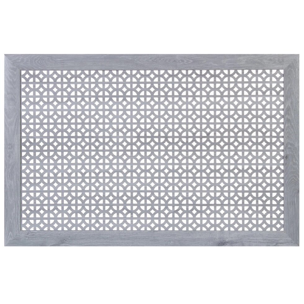 Экран для радиатора Сусанна 90х60 см, цвет дуб серый от компании ИП Фомичев - фото 1