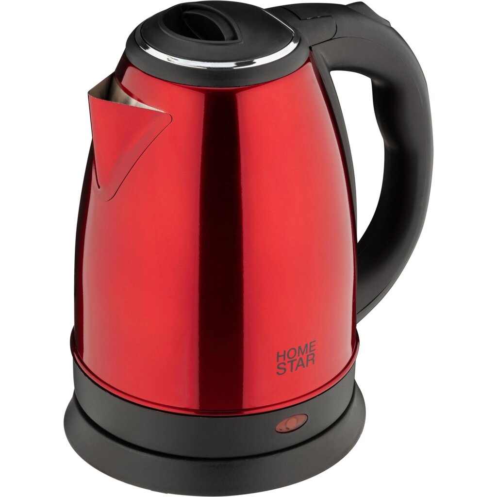 Электрический чайник Homestar HS-1010 1.8 л нержавеющая сталь цвет красный от компании ИП Фомичев - фото 1