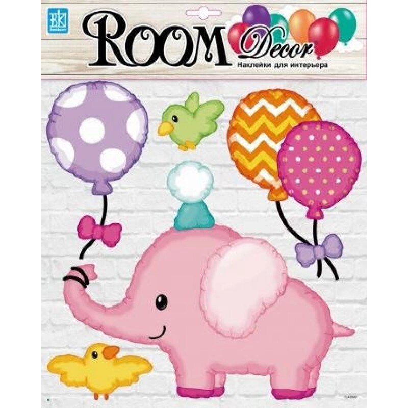 Элемент декоративный ROOM DECOR Розовый слоненок PLA 3004 от компании ИП Фомичев - фото 1
