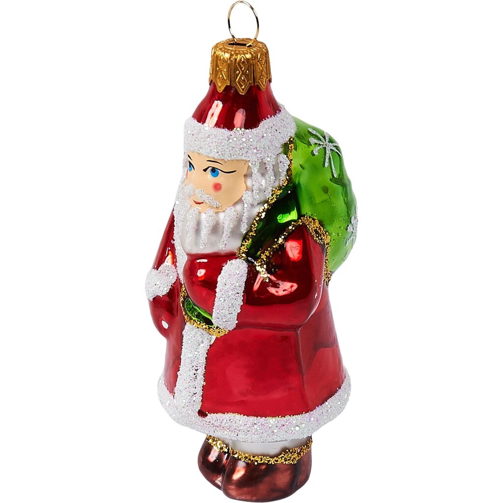 Ёлочное украшение «Дед Мороз» 10 см, в коробке от компании ИП Фомичев - фото 1