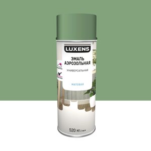 Эмаль аэрозольная декоративная Luxens матовая цвет бледно-зеленый 520 мл