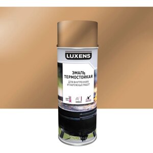 Эмаль аэрозольная термостойкая Luxens цвет золотистый 520 мл