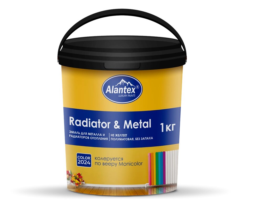 Эмаль для металла и радиаторов отопления Alantex 2,5кг от компании ИП Фомичев - фото 1
