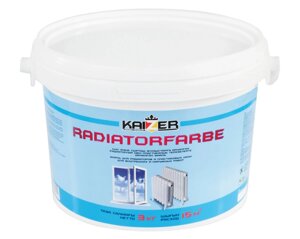 Эмаль Kaizer водная для радиаторов и окон Radiatorfarbe 3кг