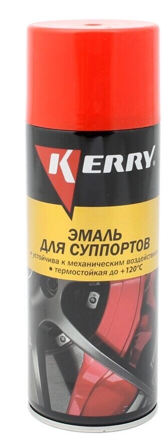 Эмаль KR-962.1 для суппортов (красная) KERRY (аэрозоль) 520мл от компании ИП Фомичев - фото 1