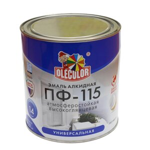 Эмаль пф-115 серый (2.7 кг) olecolor