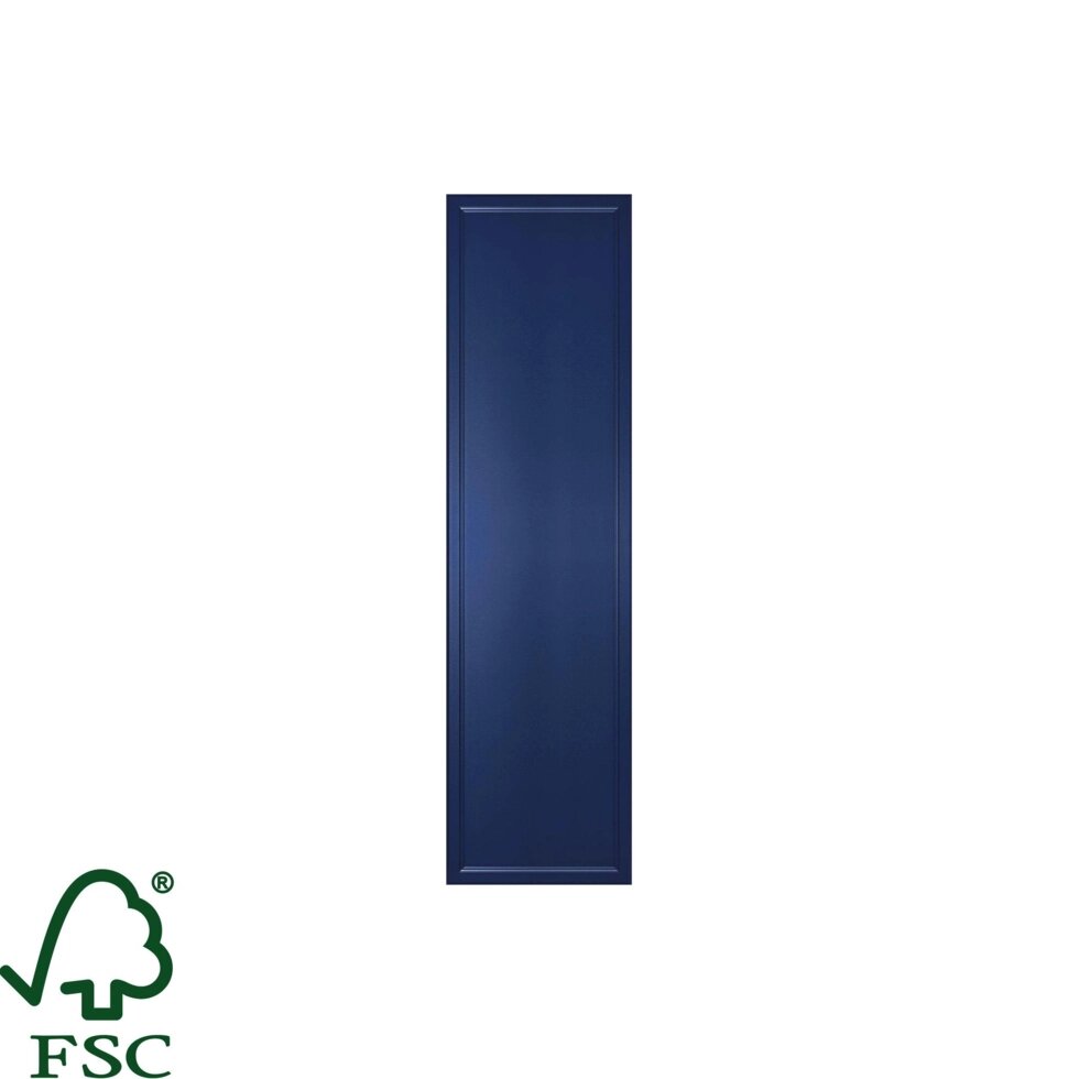 Фальшпанель для шкафа Delinia ID «Реш» 58x214 см, МДФ, цвет синий от компании ИП Фомичев - фото 1