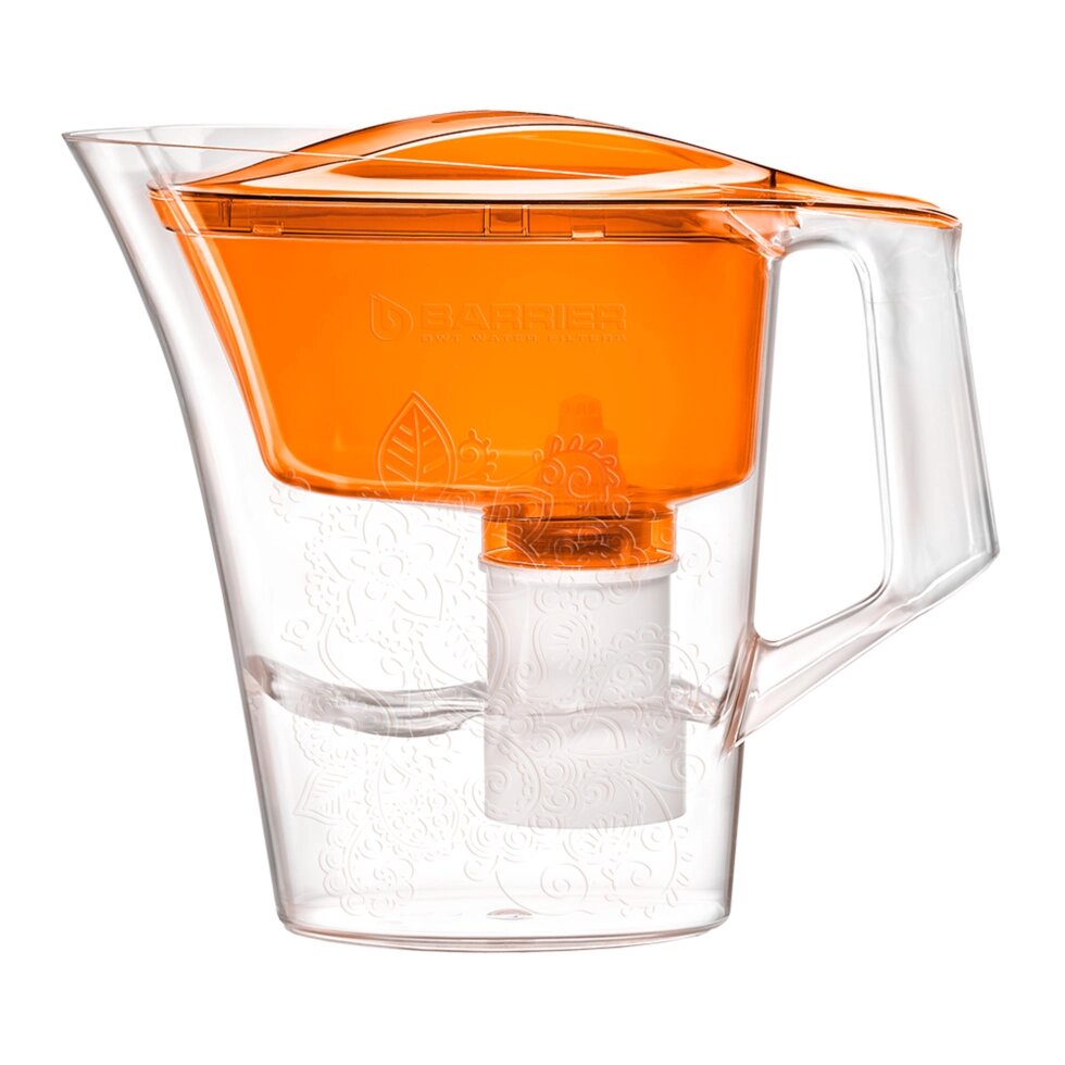 Фильтр-кувшин для очистки воды Барьер Джайв 2.5 л, цвет оранжевый от компании ИП Фомичев - фото 1