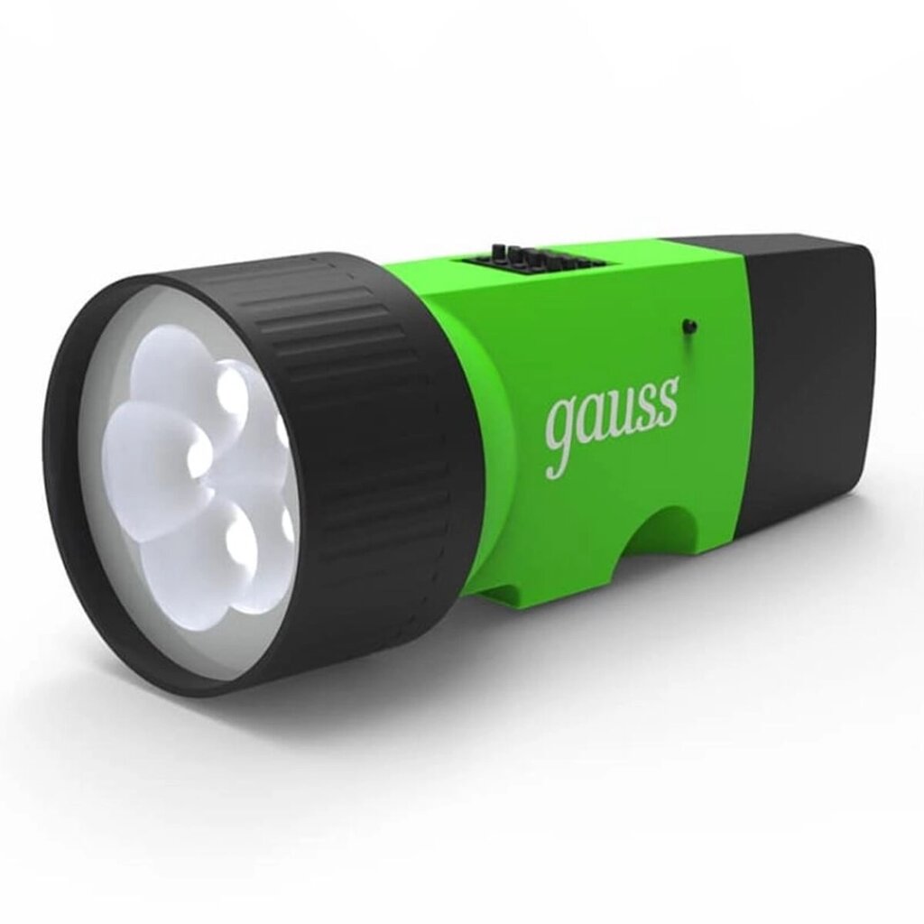 Фонарь Gauss LED ручной модель GFL103 1W 40lm NI-MH 250mAh от компании ИП Фомичев - фото 1