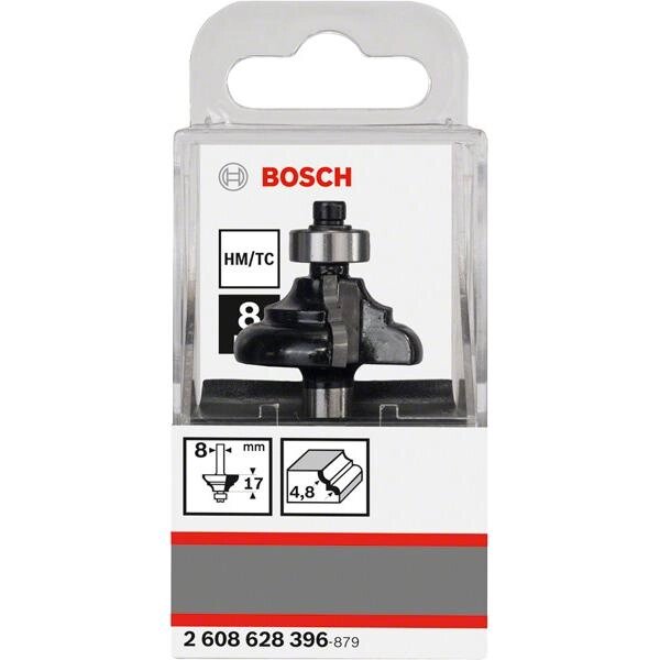 Фреза кромочная калевочная Bosch 4.8x14 мм, хвостовик 8 мм от компании ИП Фомичев - фото 1