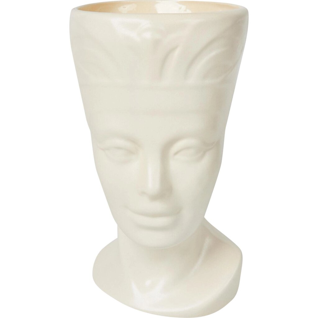 Горшок цветочный Gonchar Нефертити o15 h24 v1.35 л керамика белый от компании ИП Фомичев - фото 1