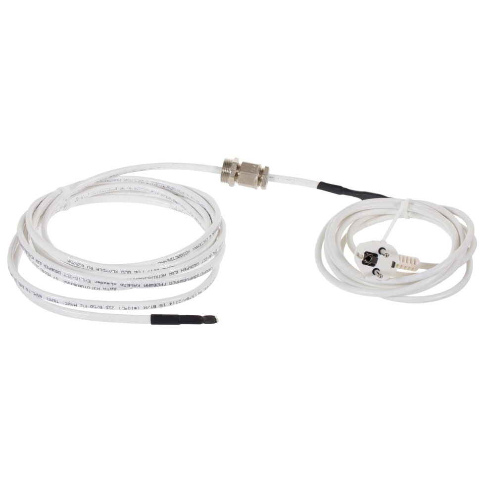 Греющий кабель для обогрева труб xLayder Pipe EHL-16СТ-4 4 м, 64 Вт от компании ИП Фомичев - фото 1