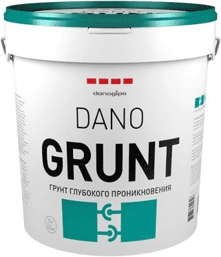 Грунт DANOGIPS глубокого проникновения Dano GRUNT 10л-10кг от компании ИП Фомичев - фото 1