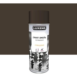 Грунт-эмаль по ржавчине Luxens цвет шоколад 520 мл