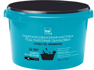 HYDRO-TEC MEMBRANE 13кг / Bergauf / Гидроизоляционная мастика под плиточные облицовки