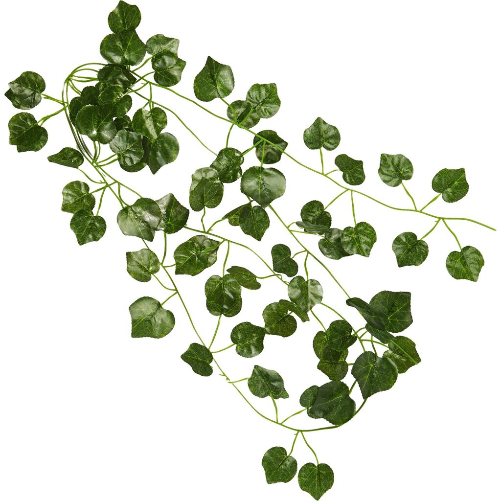 Искусственное растение Лиана Плющ вечнозеленый h230 см ПВХ цвет зеленый от компании ИП Фомичев - фото 1