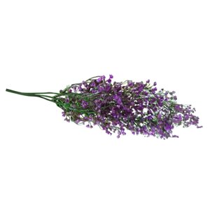 Искусственное растение подвесное с фиолетовыми цветами 80 см
