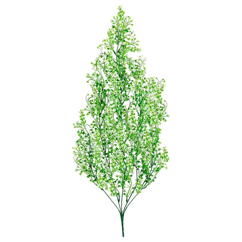 Искусственное растение С белыми цветами 30x7 см цвет разноцветный ПВХ от компании ИП Фомичев - фото 1