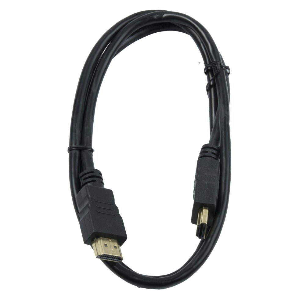 Кабель HDMI 3D Oxion «Стандарт» 1 м, ПВХ/медь, цвет чёрный от компании ИП Фомичев - фото 1
